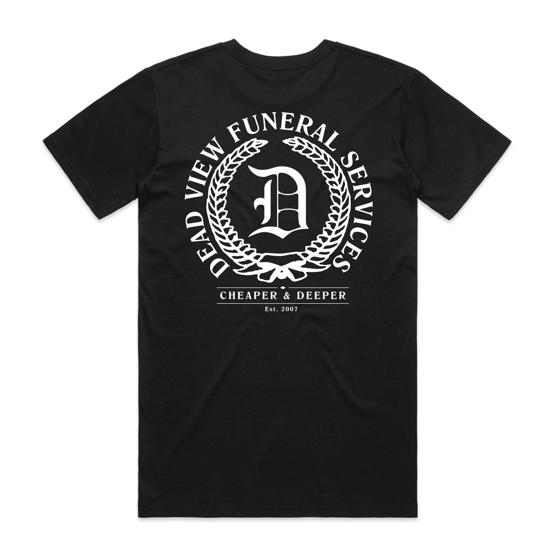 Funeral Service Tee - Black L Funeral Service Tee - Black L