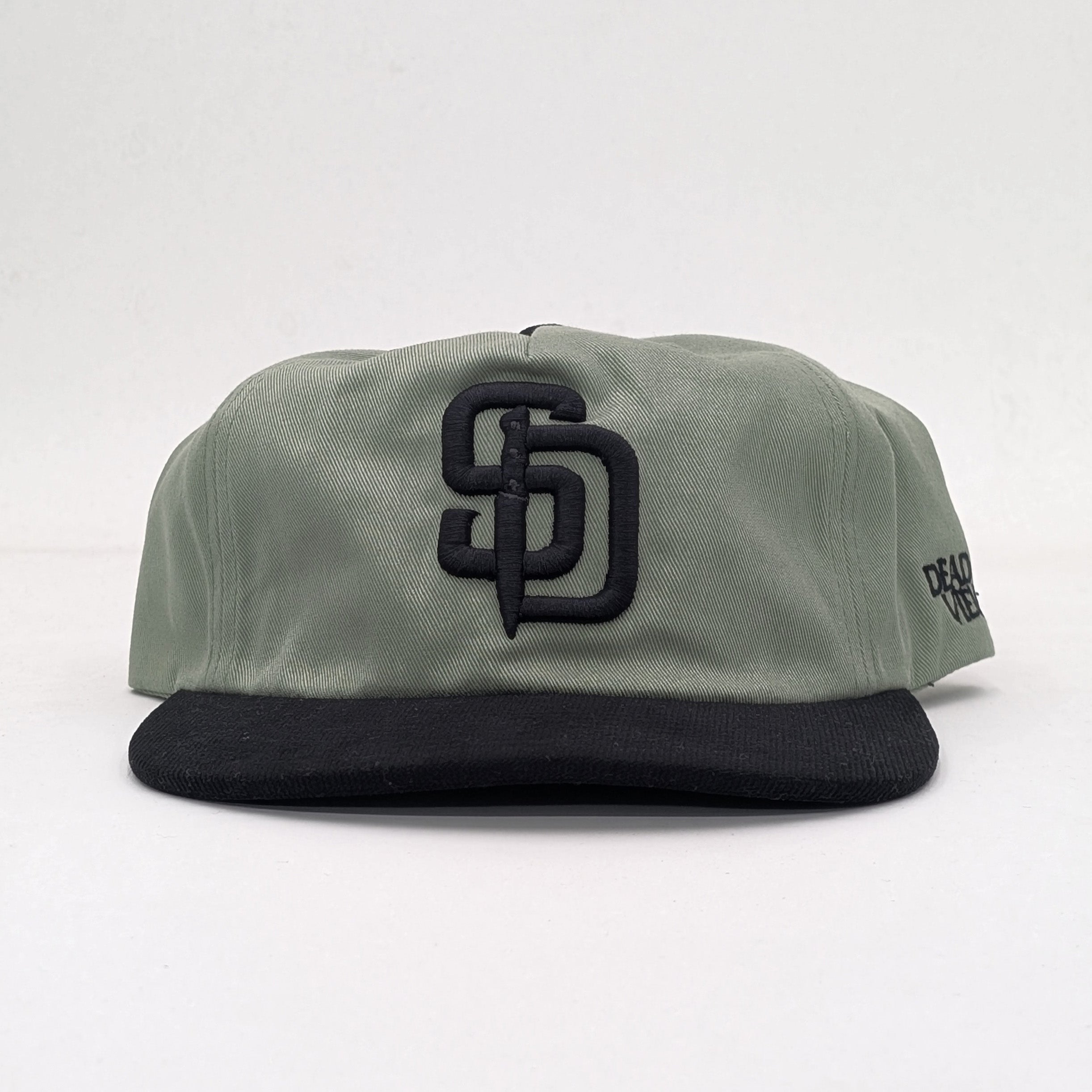 STAB DIEGO MINT/BLACK CORDUROY HAT – deadview