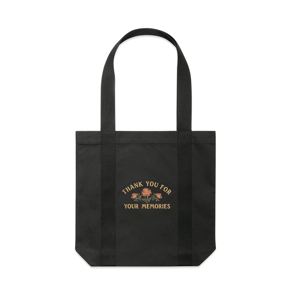 MEMORIES TOTE BAG - COAL/BLACK