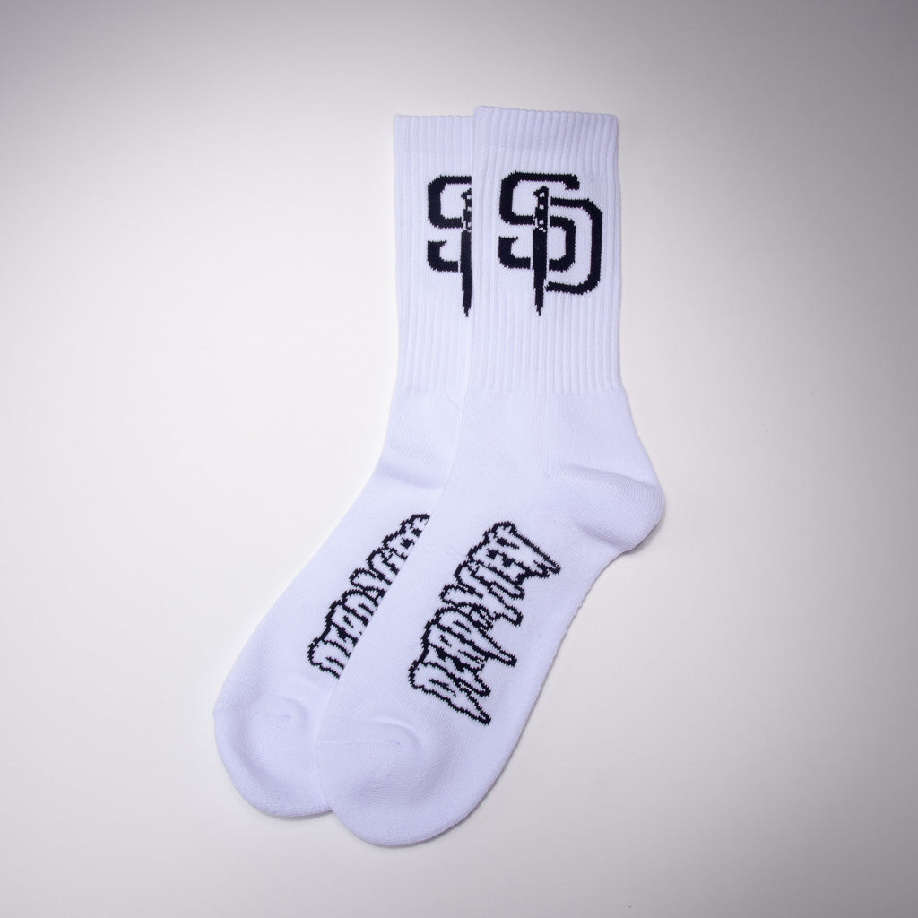 Stab Diego Socks - White - deadview