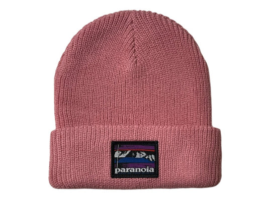 Paranoia Beanie - Dusty Rose - deadview