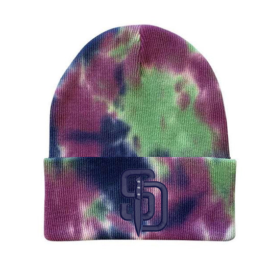 Stab Diego Beanie - Tyedie - Purple Passion - deadview