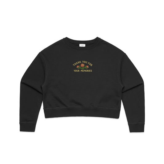 Memories - Cropped Crew Sweater - deadview